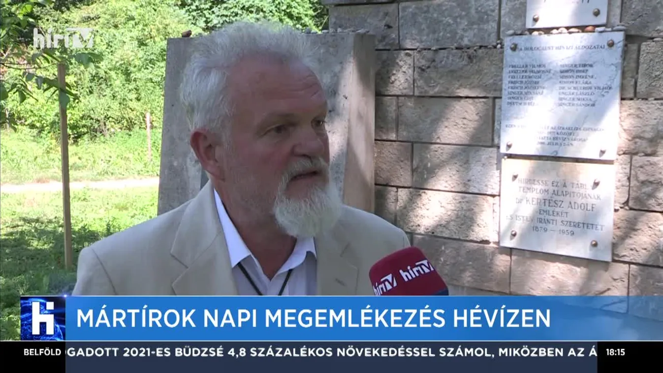 Mártírok napi megemlékezés Hévízen