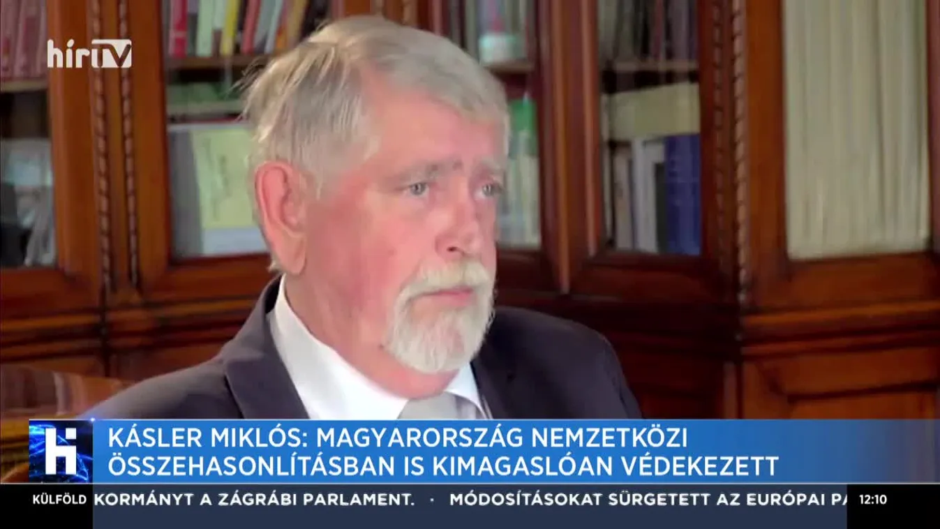 Kásler Miklós: Magyarország nemzetközi összehasonlításban is kimagaslóan védekezett