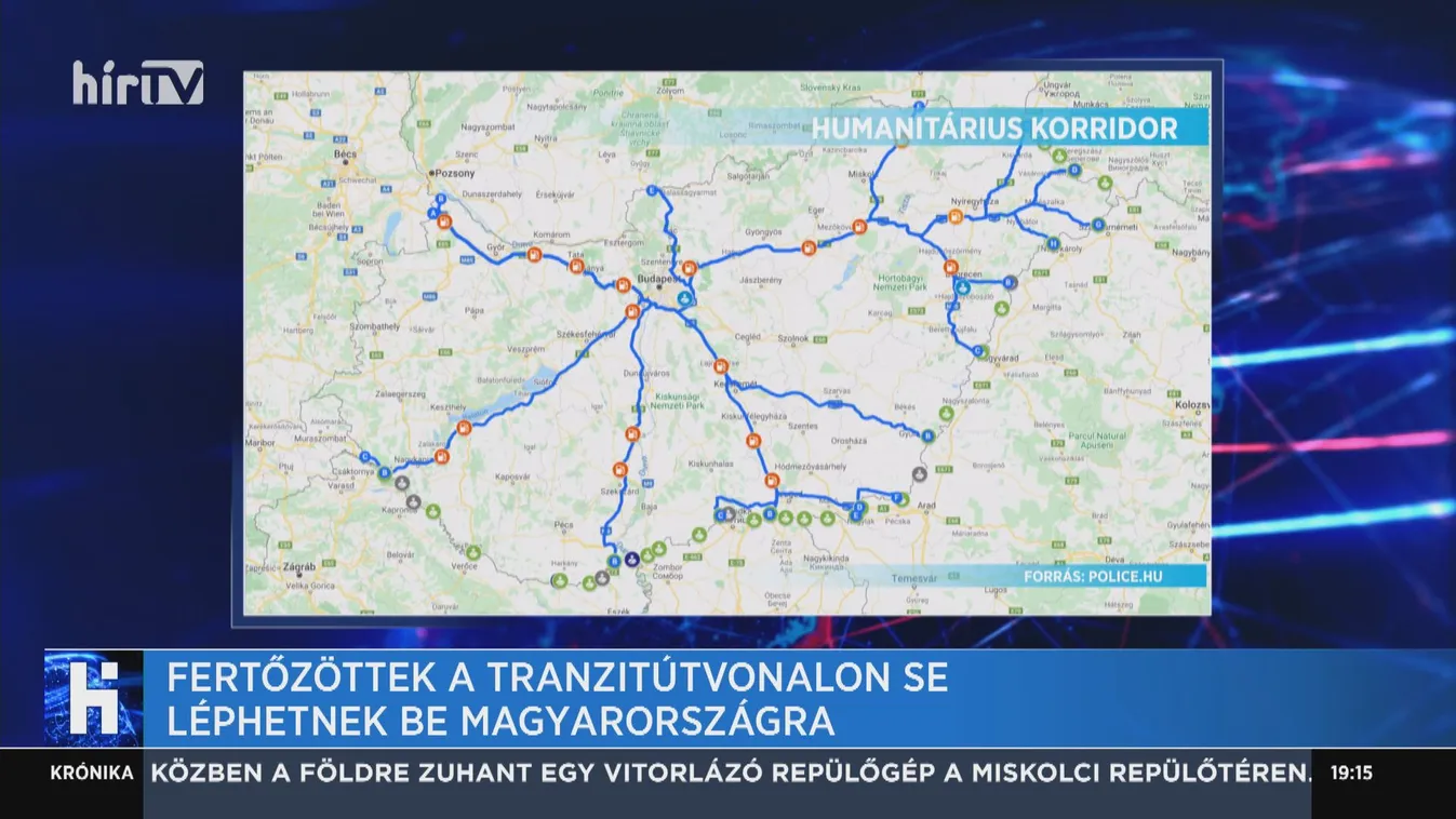 Fertőzöttek a tranzitútvonalon se léphetnek be Magyarországra