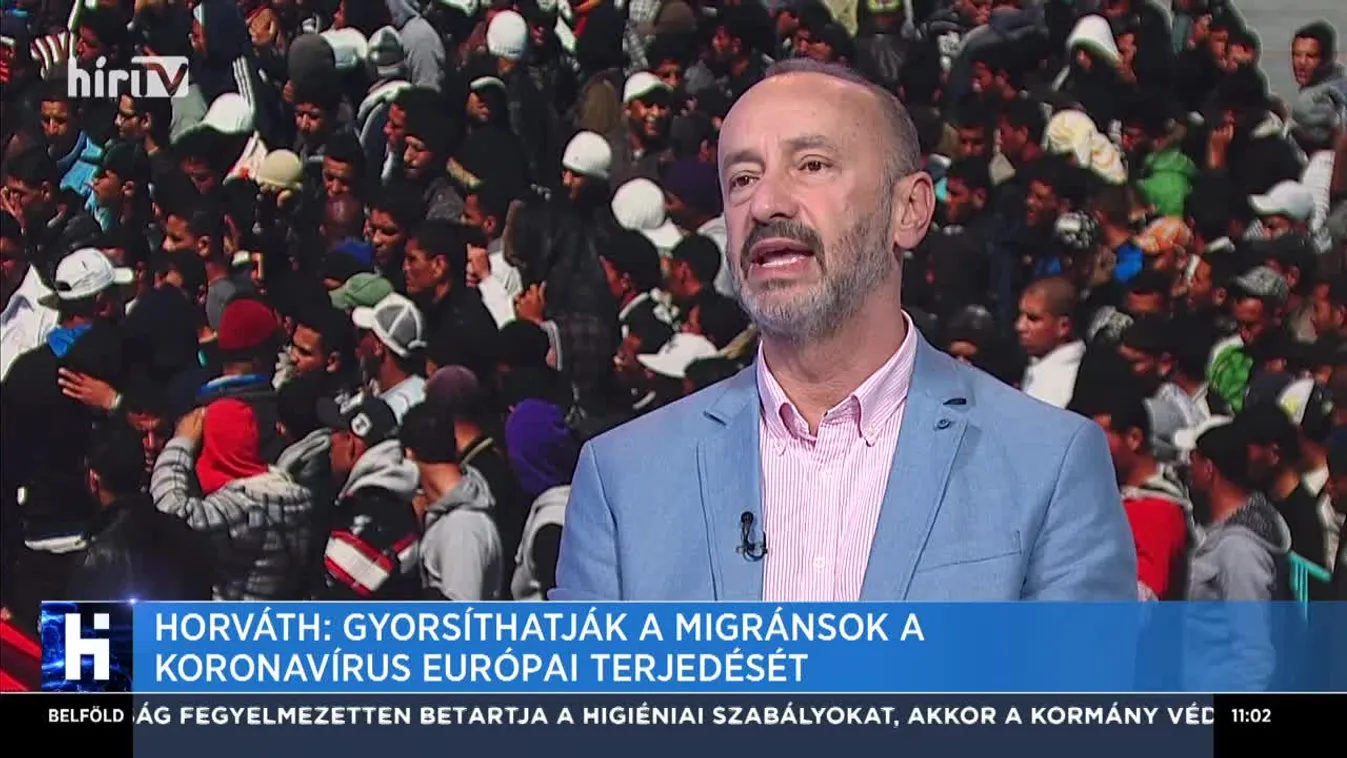 Horváth: Gyorsíthatják a migránsok a koronavírus európai terjedését