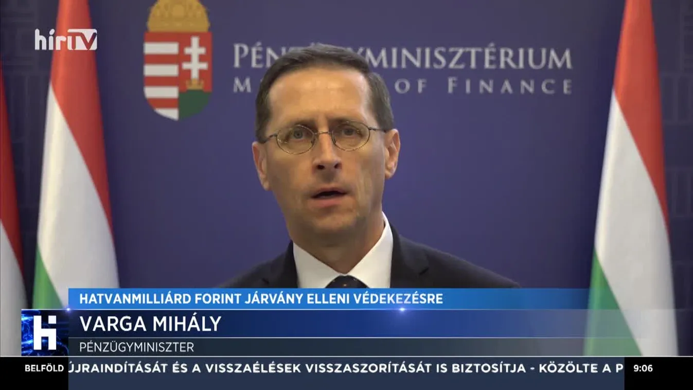 Hatvanmilliárd forint járvány elleni védekezésre