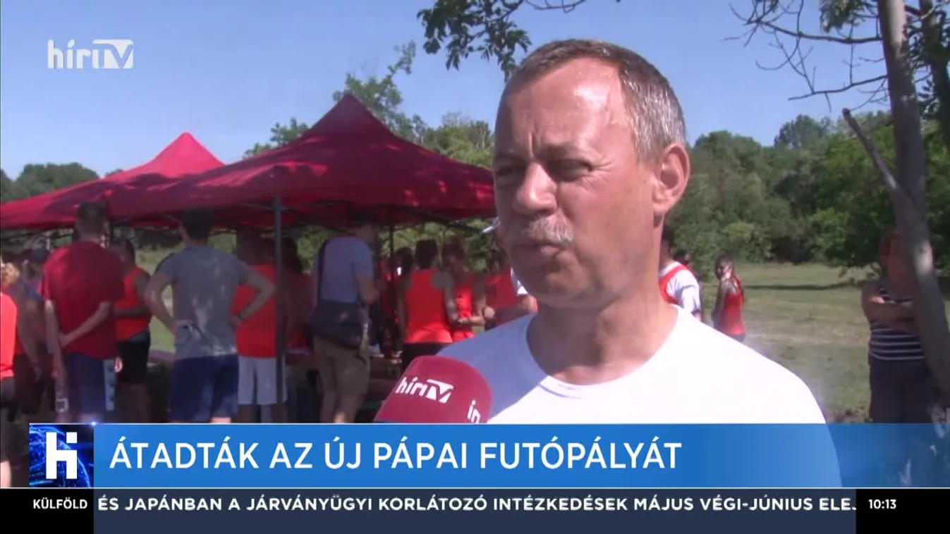 Átadták az új pápai futópályát