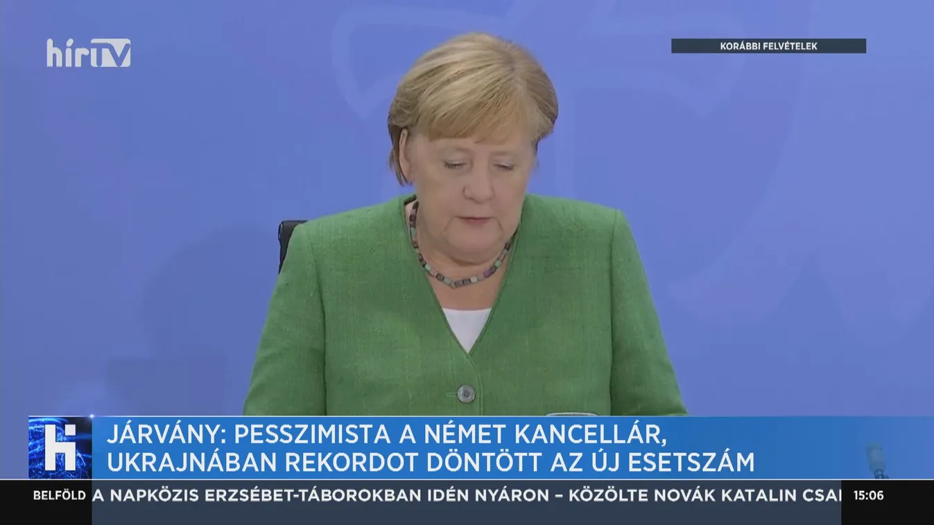 Járvány: Pesszimista a német kancellár, Ukrajnában rekordot döntött az új esetszám