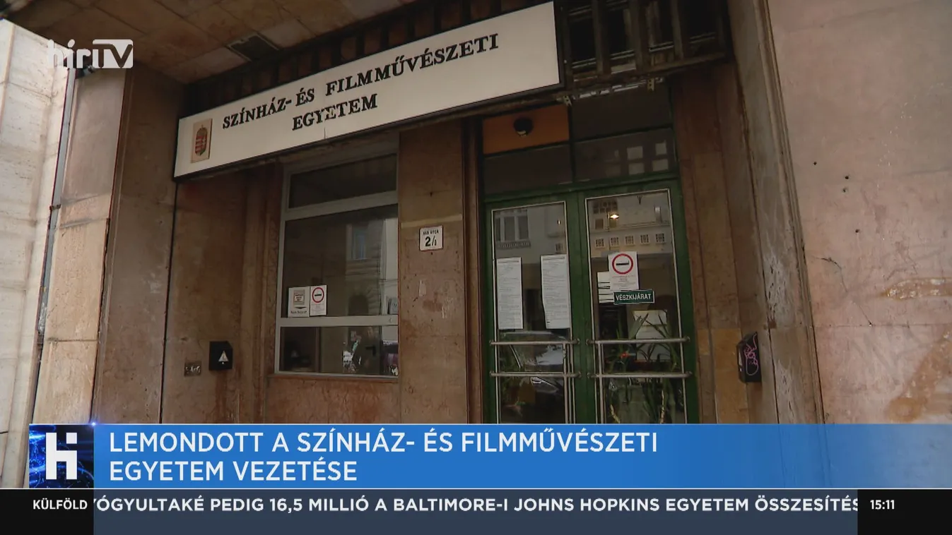 Lemondott a Színház- és Filmművészeti Egyetem szinte teljes vezetése