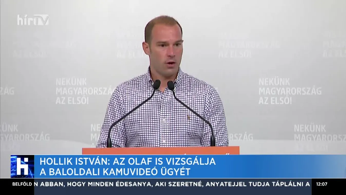 Hollik István: Az OLAF is vizsgálja a baloldali kamuvideó ügyét