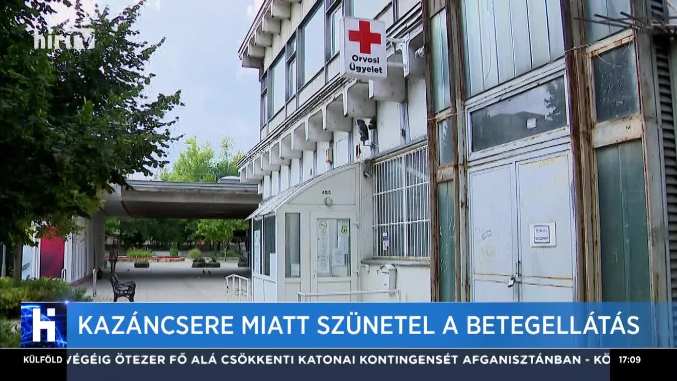 Kazáncsere miatt szünetel a betegellátás