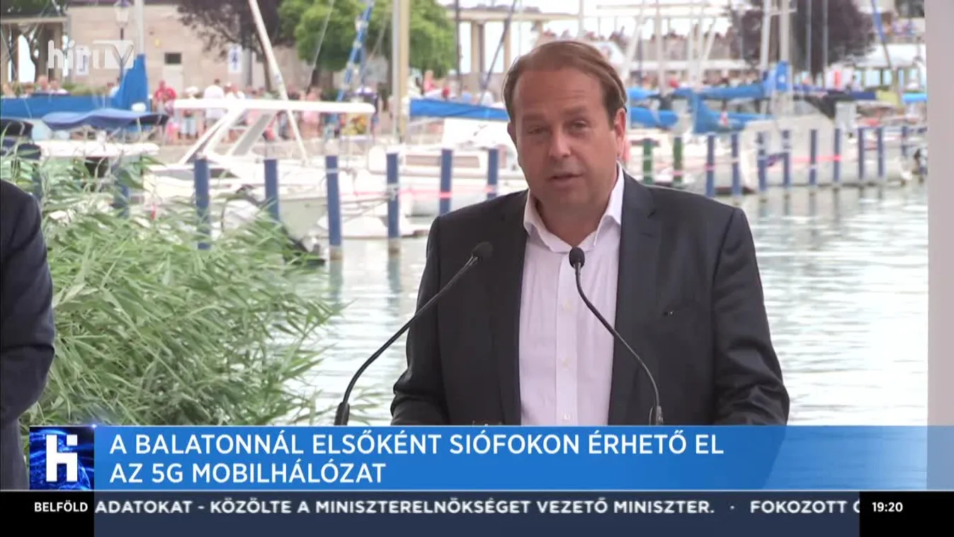 A Balatonnál elsőként Siófokon érhető el az 5G mobilhálózat
