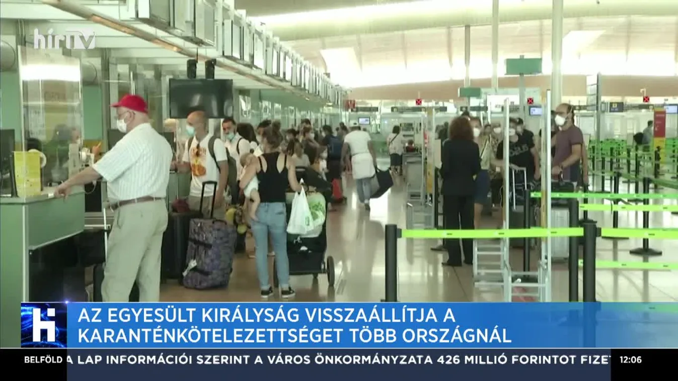 Az Egyesült Királyság visszaállítja a karanténkötelezettséget több országnál