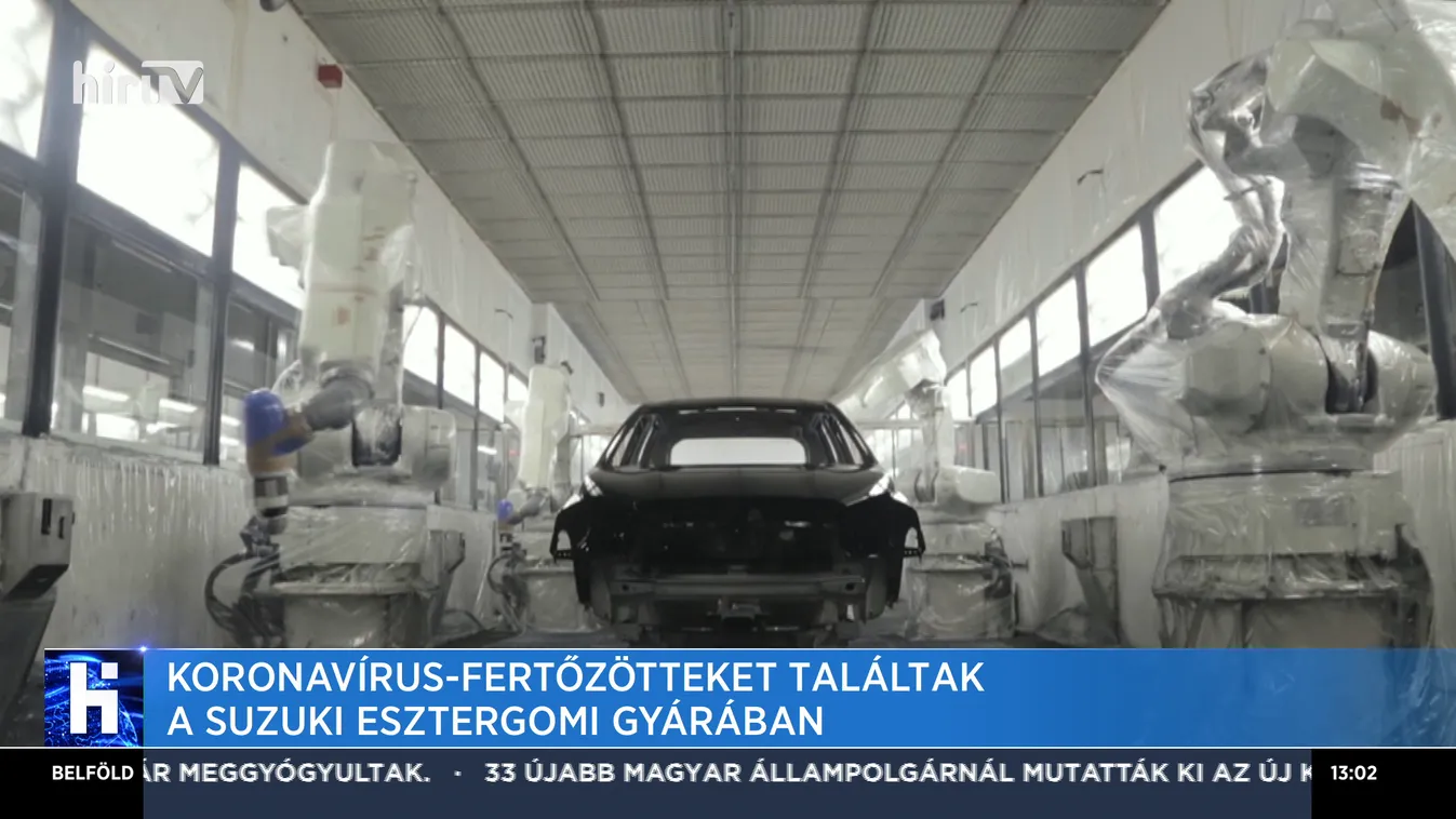 Koronavírus-fertőzötteket találtak a Suzuki esztergomi gyárában