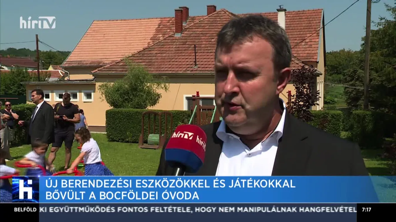 Új berendezési eszközökkel és játékokkal bővült a bocföldei óvoda
