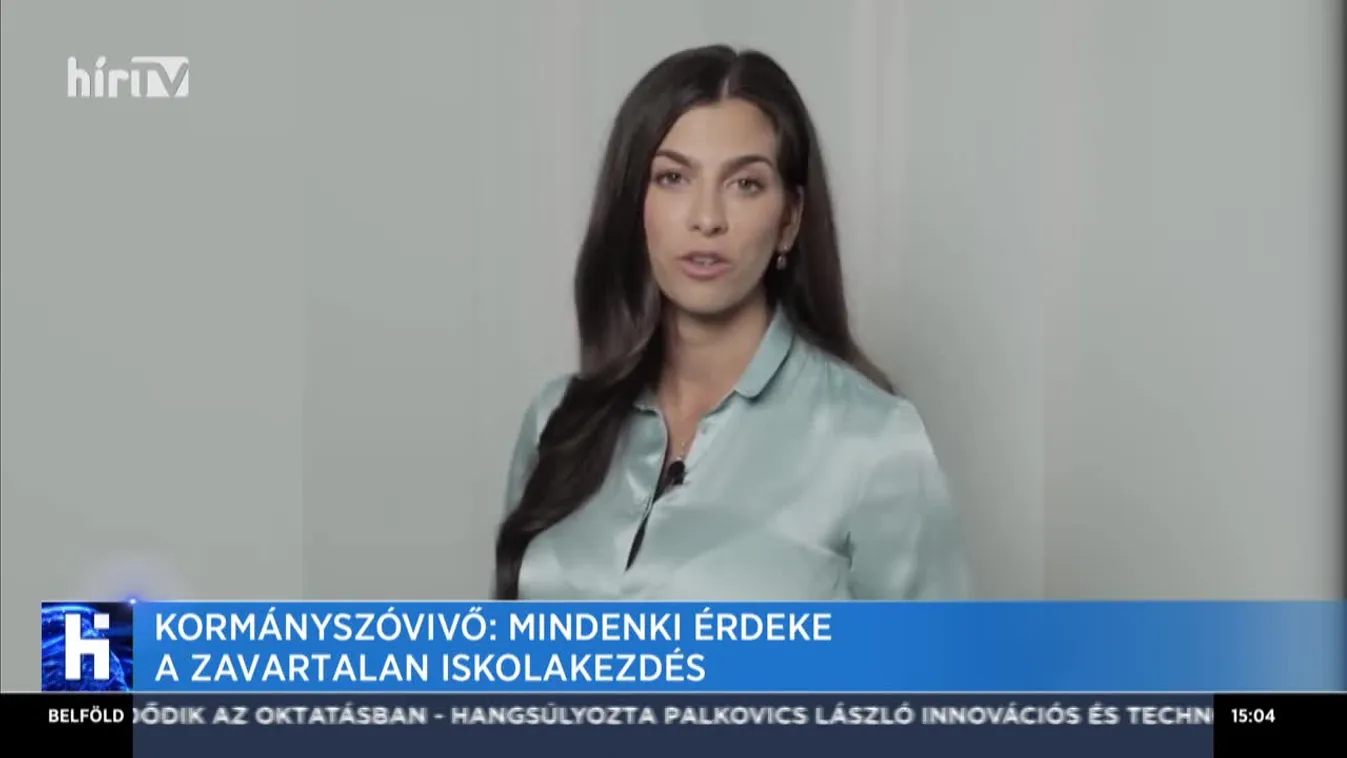 Kormányszóvivő: Mindenki érdeke a zavartalan iskolakezdés