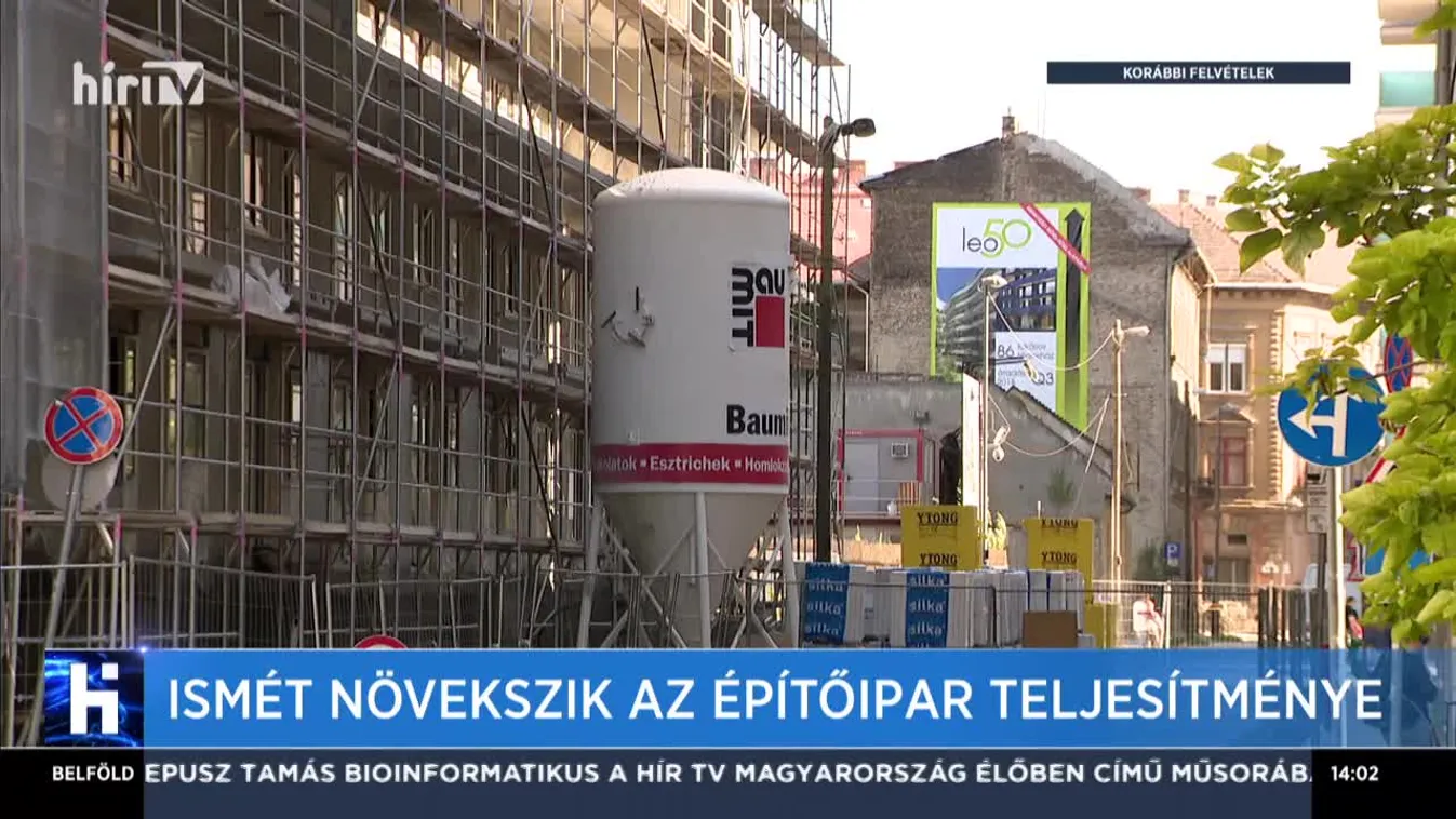 Ismét növekszik az építőipar teljesítménye