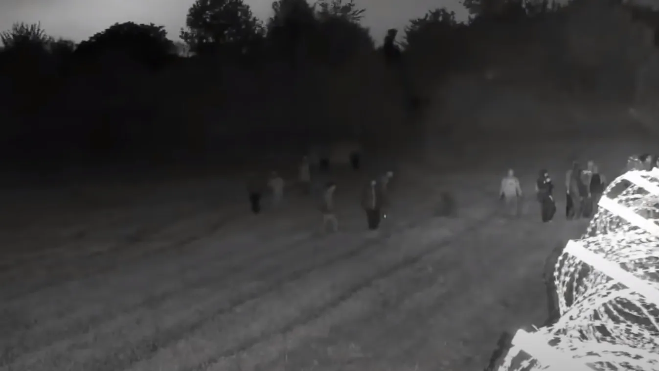 Többtucatnyi migráns támadta meg a magyar határt