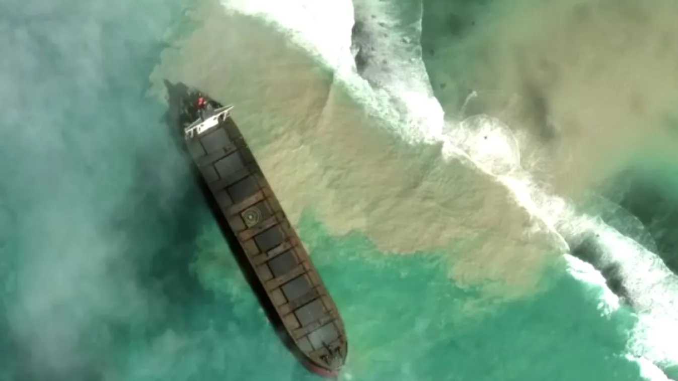 Mauritiuson megállították az üzemanyag szivárgását a zátonyra futott teherhajóból