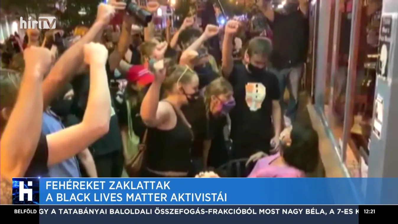Fehéreket zaklattak a Black Lives Matter aktivistái