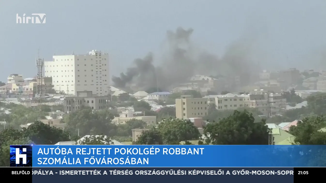 Autóba rejtett pokolgép robbant Szomália fővárosában