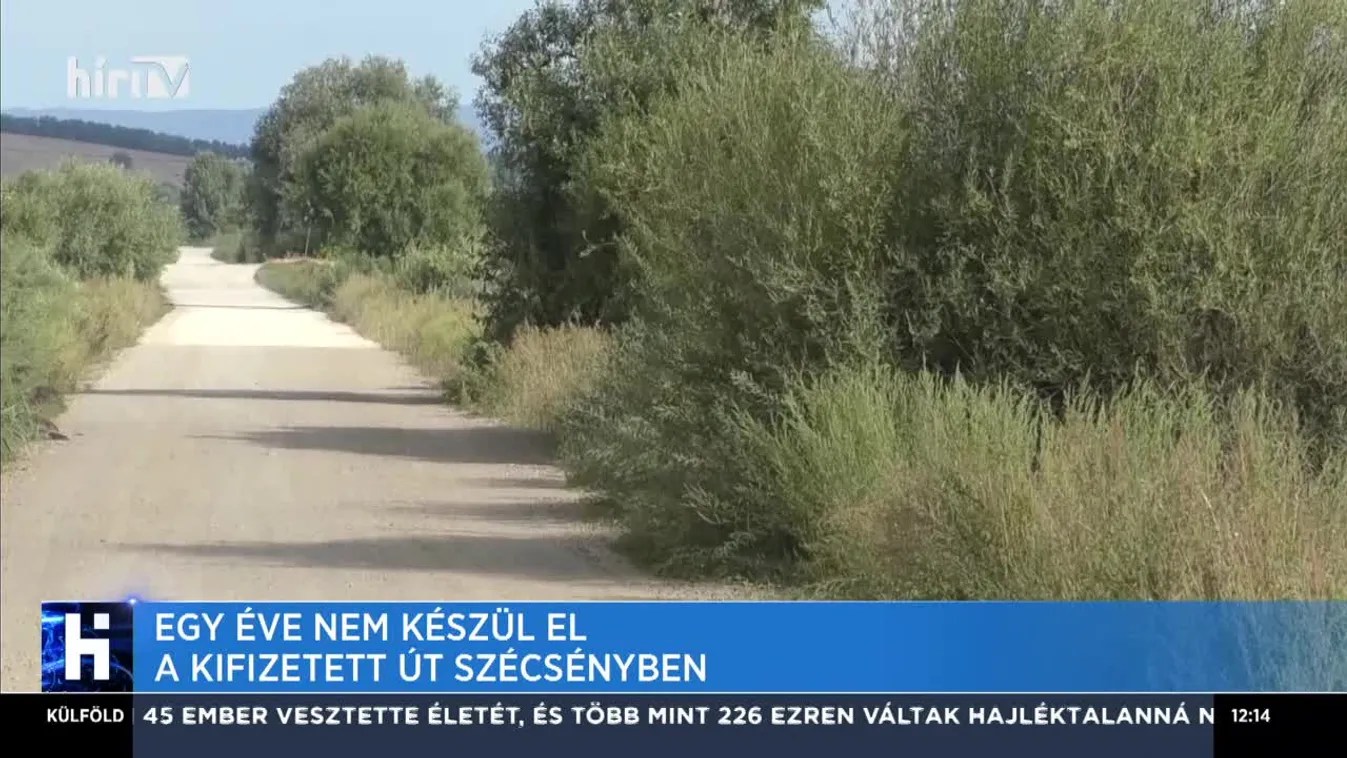 Egy éve nem készül el a kifizetett út Szécsényben