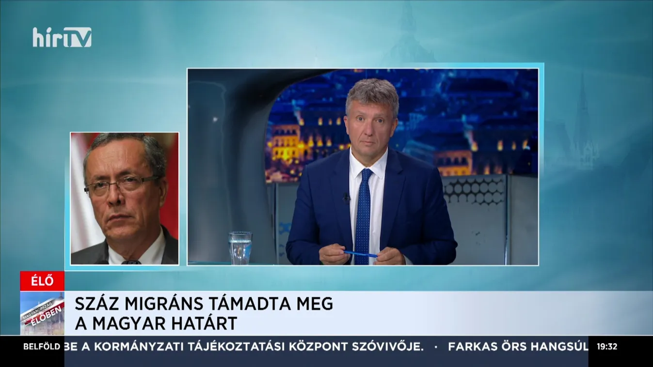 Bakondi György: Száz migráns támadta meg a magyar határt