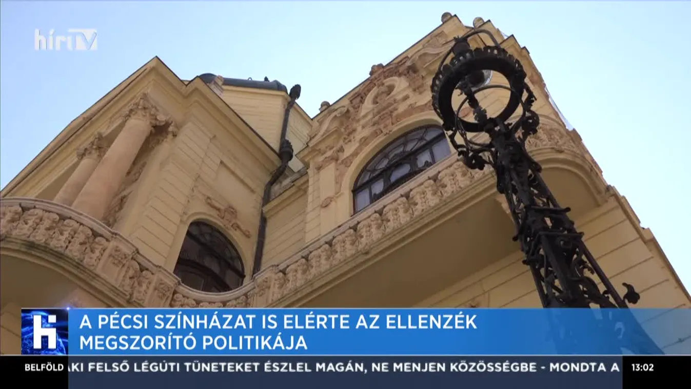 A pécsi színházat is elérte az ellenzék megszorító politikája