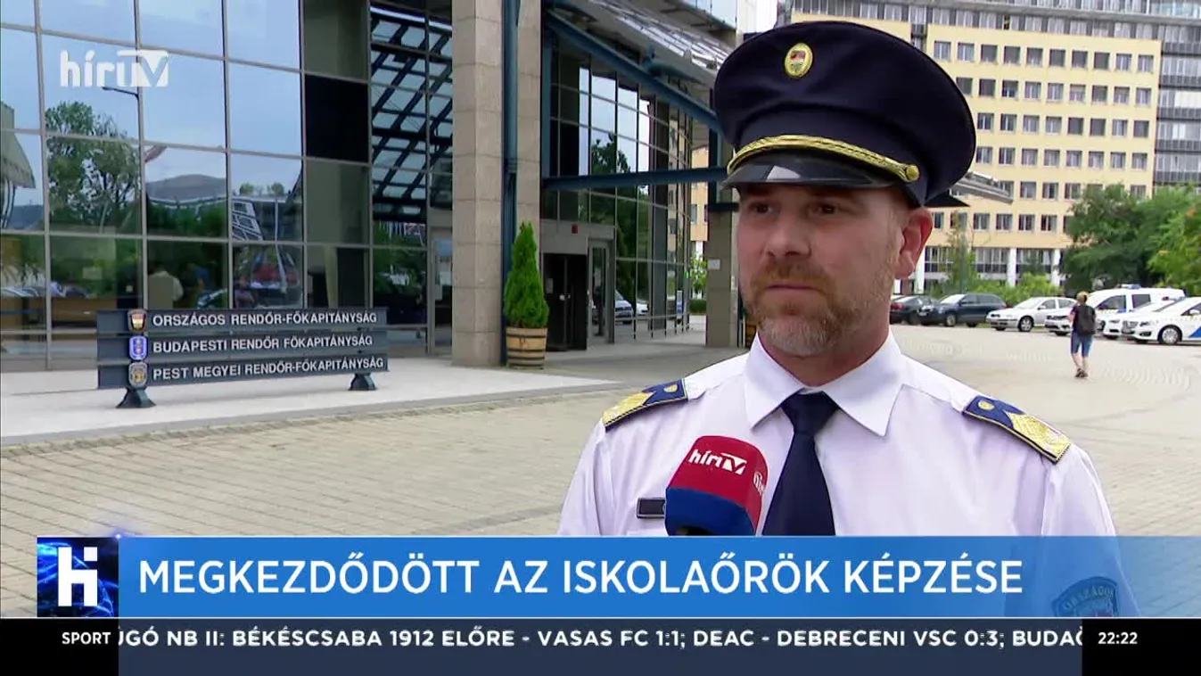 Megkezdődött az iskolaőrök felkészítése