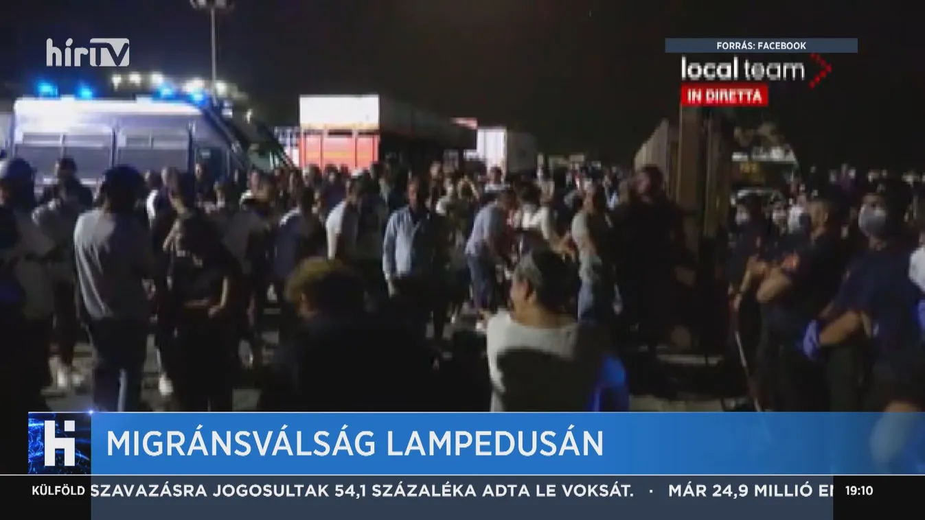 Migránsválság Lampedusán