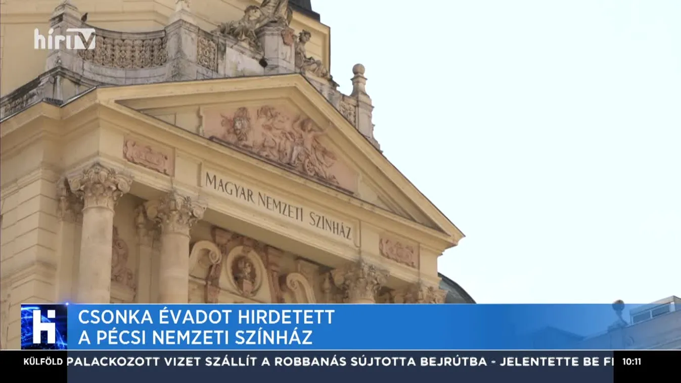 Csonka évadot hirdetett a Pécsi Nemzeti Színház