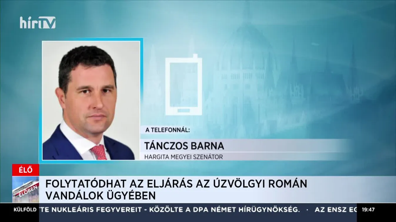Tánczos Barna: Folytatódhat az eljárás az úzvölgyi román vandálok ügyében