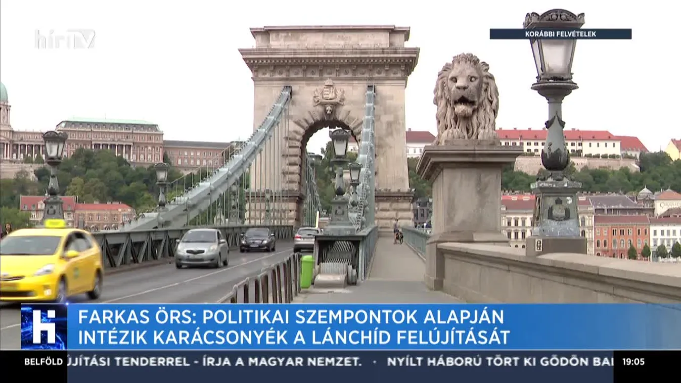 Farkas Örs: Politikai szempontok alapján intézik Karácsonyék a Lánchíd felújítását