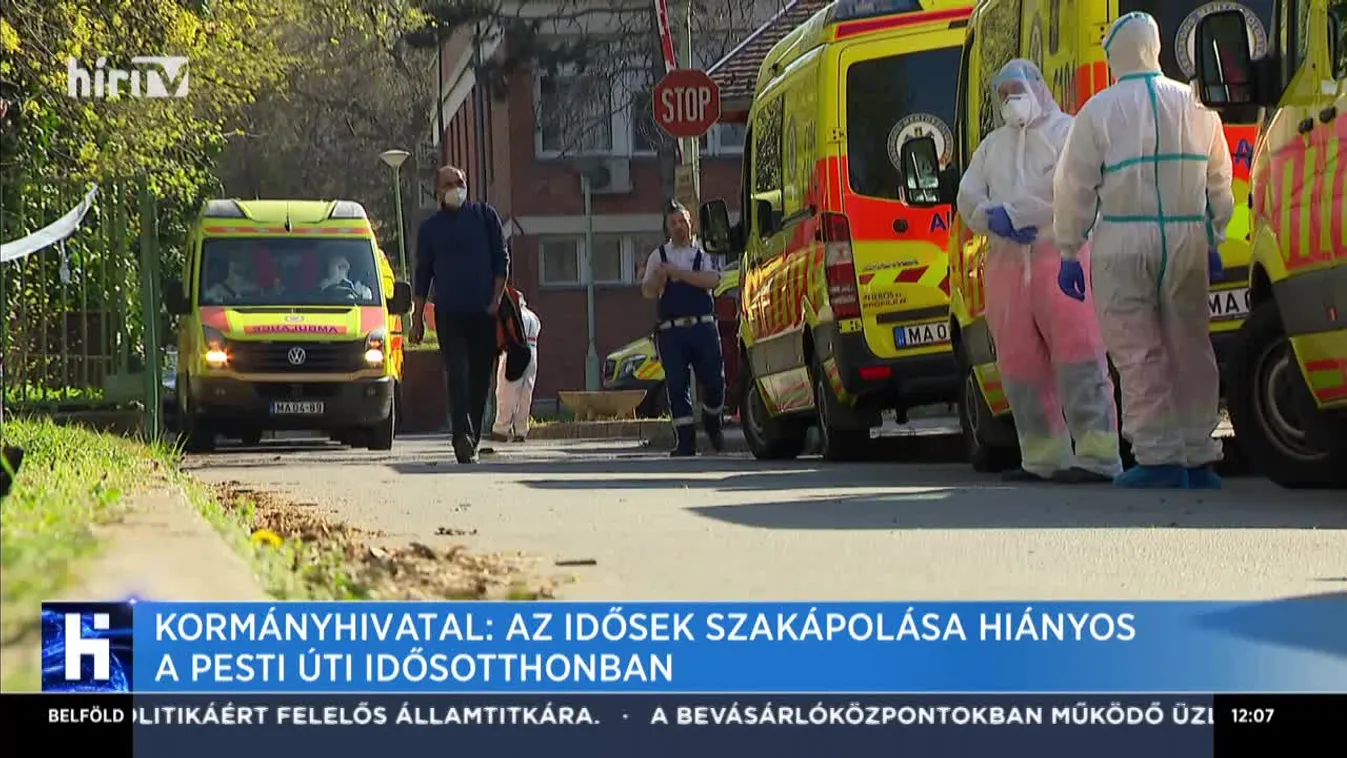 Kormányhivatal: Az idősek szakápolása hiányos a Pesti úti idősotthonban