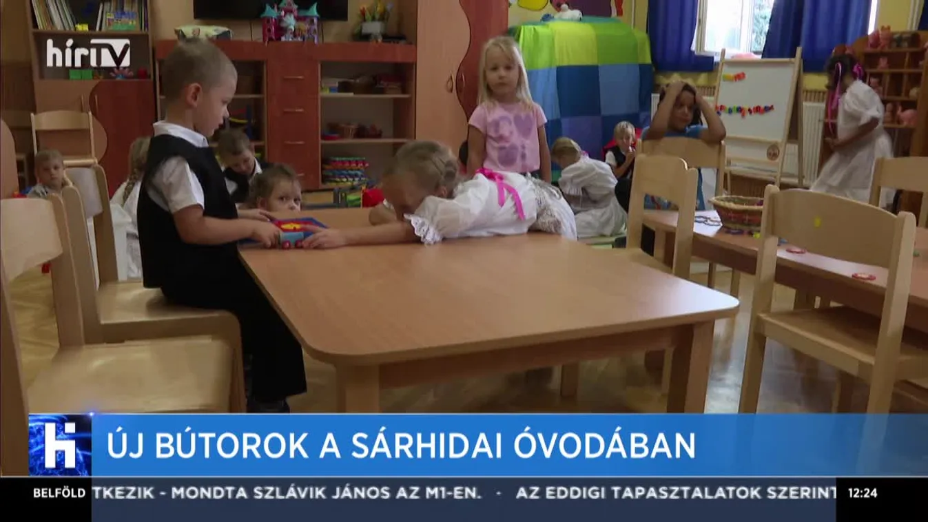 Új bútorok a sárhidai óvodában