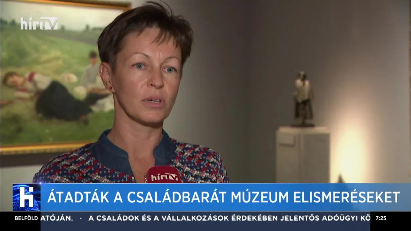 Átadták a Családbarát Múzeum elismeréseket