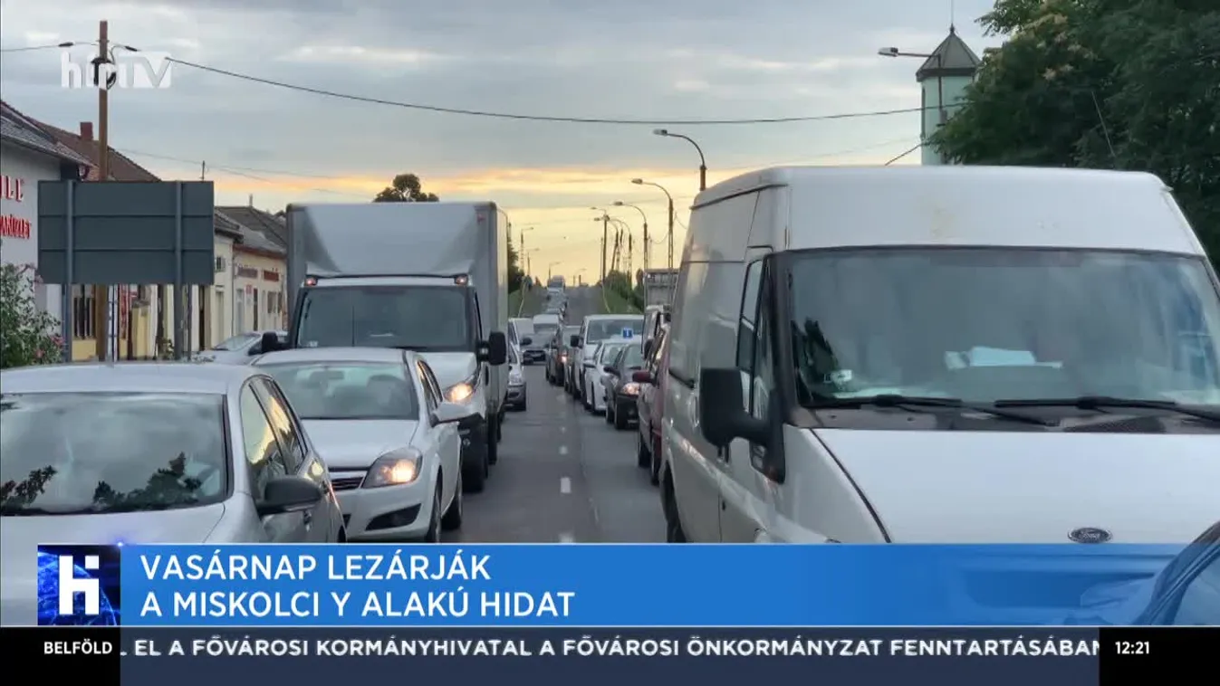 Vasárnap lezárják a miskolci Y alakú hidat