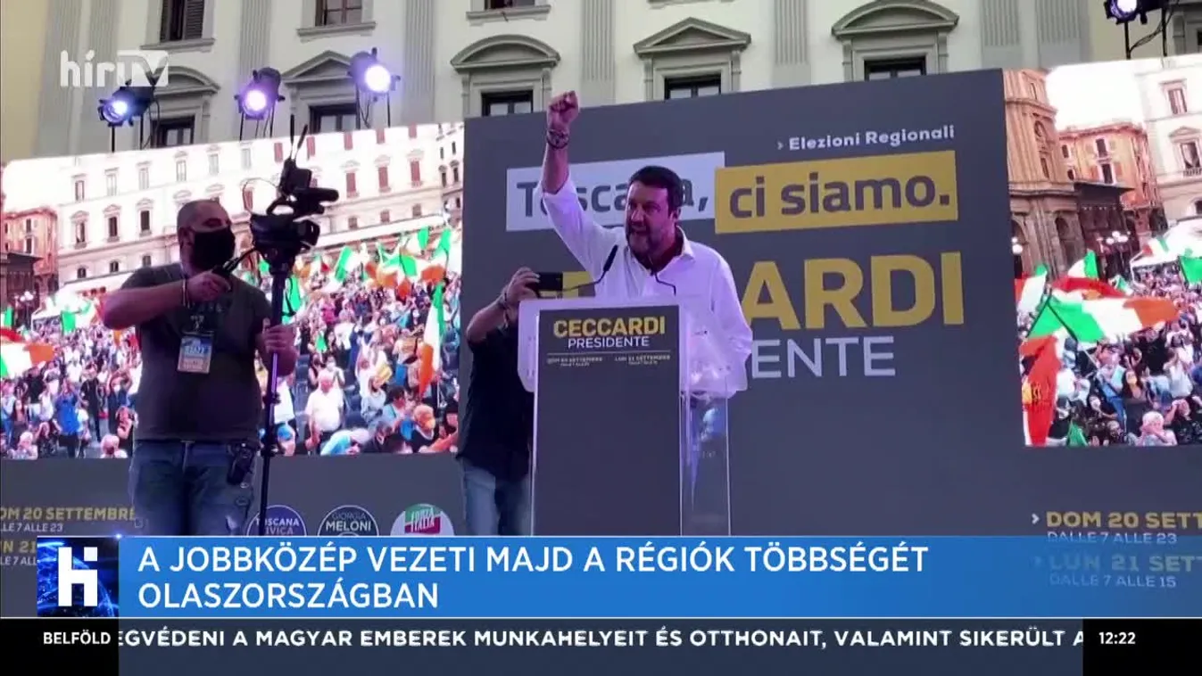 A jobbközép vezeti majd a régiók többségét Olaszországban