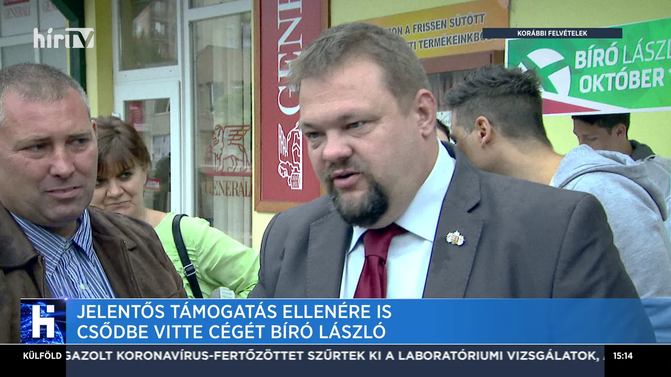 Jelentős támogatás ellenére is csődbe vitte cégét Bíró László