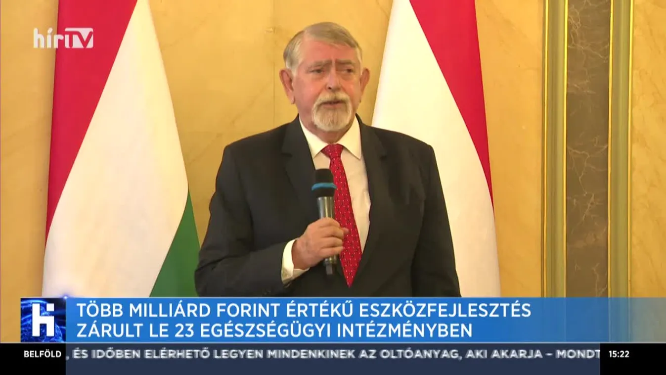 Több milliárd forint értékű eszközfejlesztés zárult le 23 egészségügyi intézményben