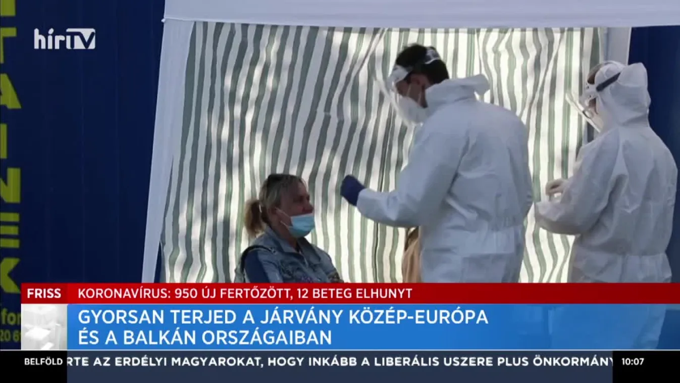 Gyorsan terjed a járvány Közép-Európa és a Balkán országaiban