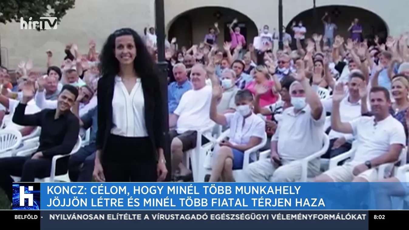Koncz: Célom, hogy minél több munkahely jöjjön létre és minél több fiatal térjen haza