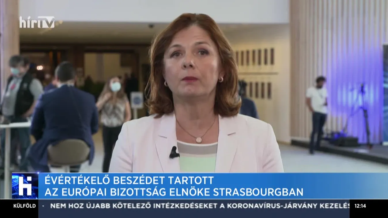 Évértékelő beszédet tartott az Európai Bizottság elnöke Strasbourgban