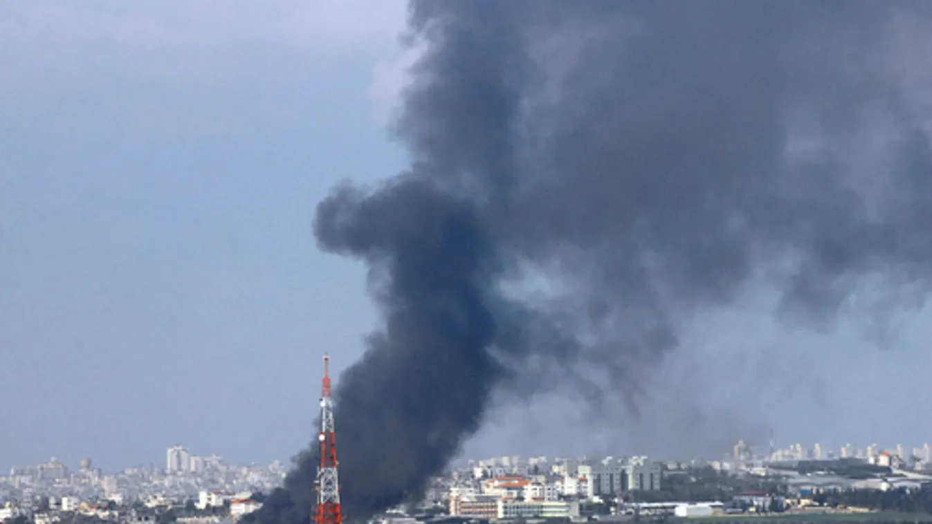 Izrael légicsapást mért gázai célpontokra egy keddi rakétatámadást megtorolva