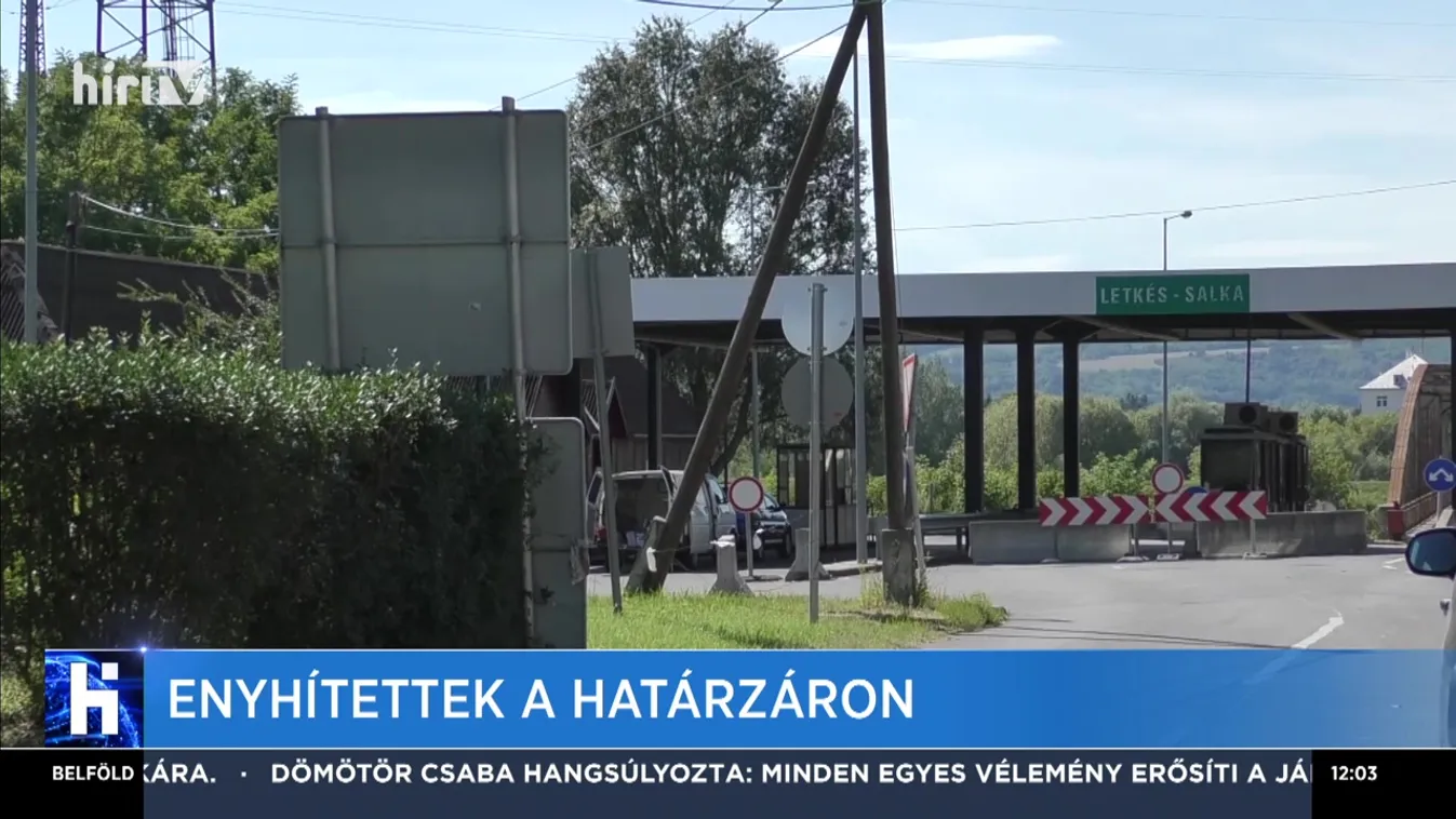 Enyhítettek a határzáron