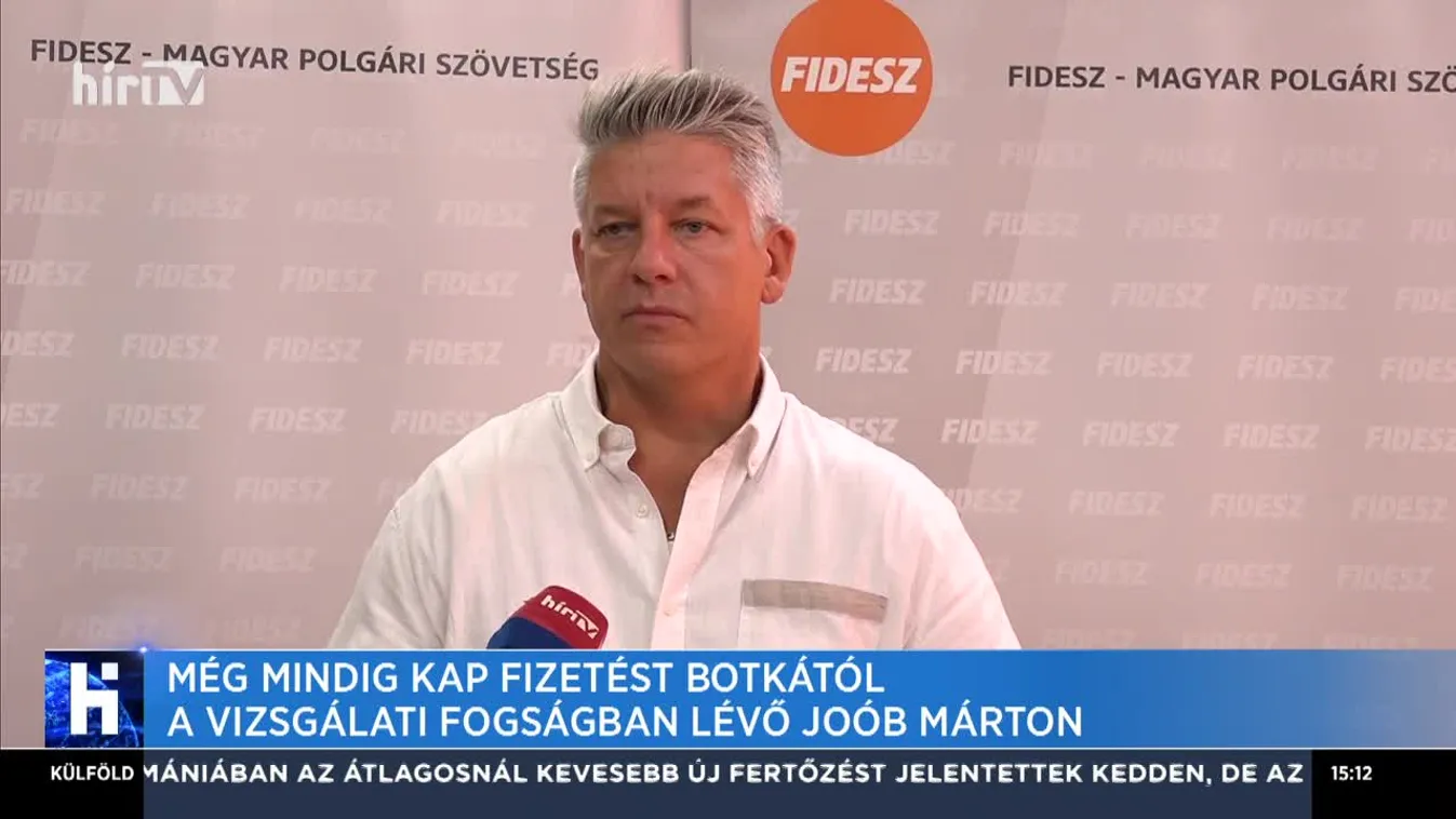 Még mindig kap fizetést Botkától a vizsgálati fogságban lévő Joób Márton