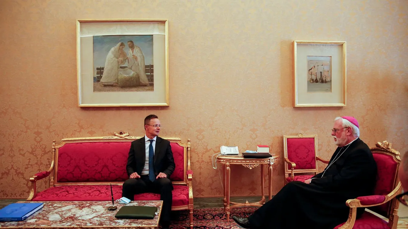 Az üldözött keresztények segítéséről egyeztetett Szijjártó Péter a Vatikánban