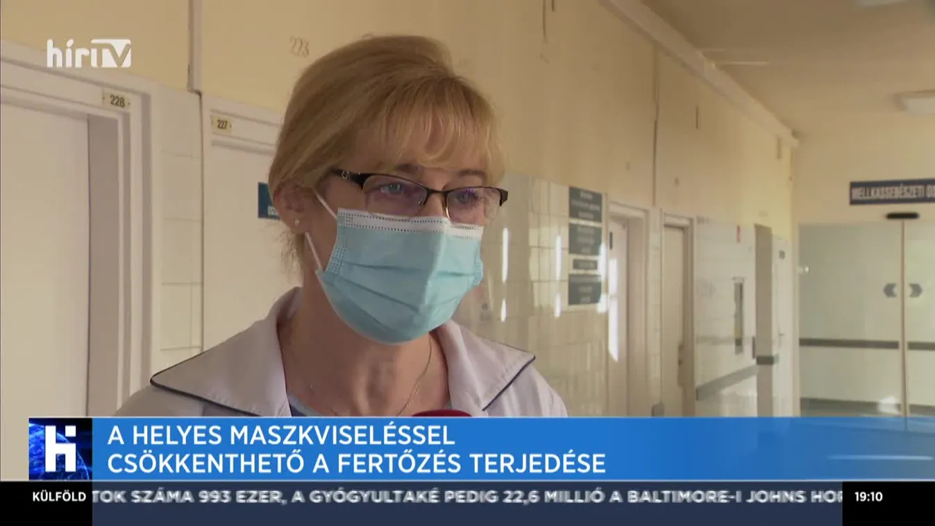 A helyes maszkviseléssel csökkenthető a fertőzés terjedése