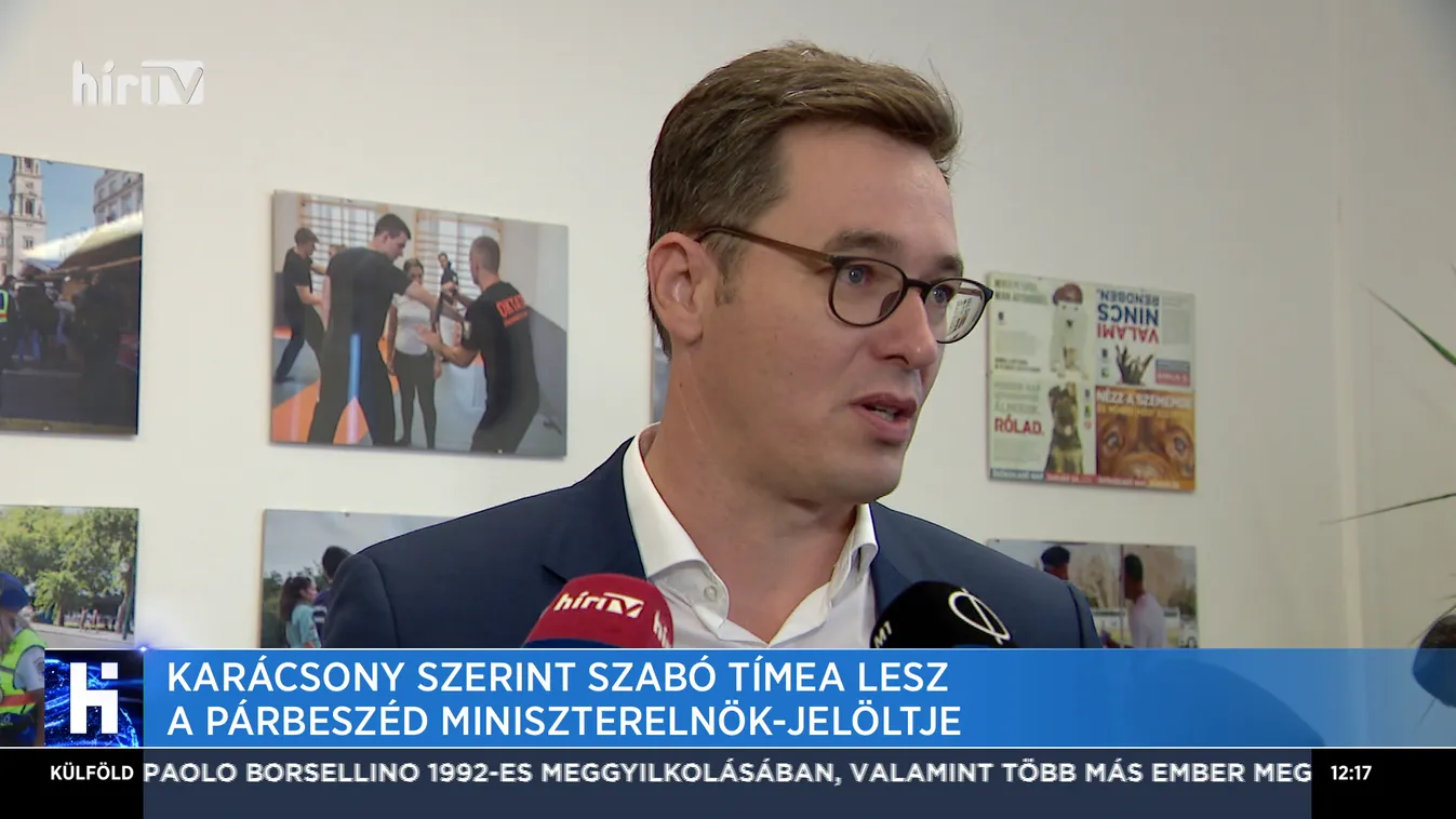 Karácsony szerint Szabó Tímea lesz a Párbeszéd miniszterelnök-jelöltje
