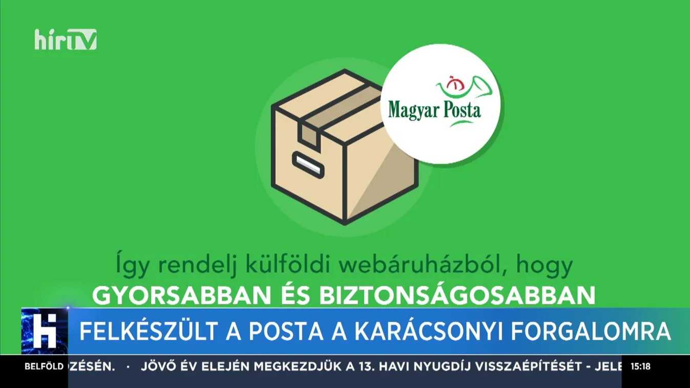 Felkészült a Posta a karácsonyi forgalomra