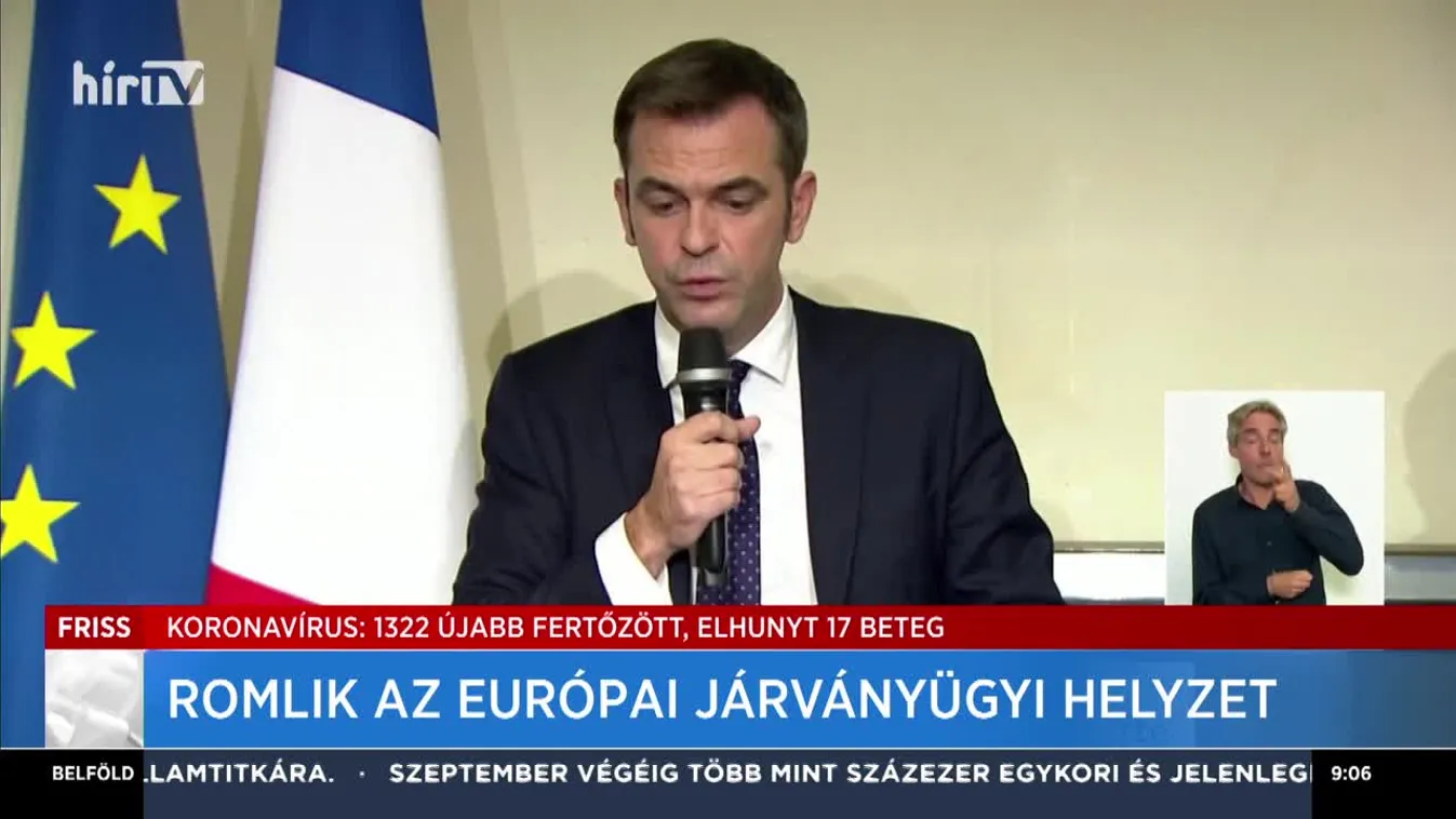 Romlik az európai járványügyi helyzet