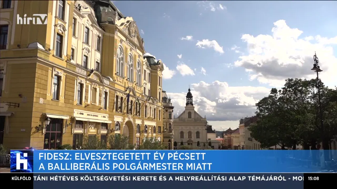 Fidesz: Elvesztegetett év Pécsett a balliberális polgármester miatt