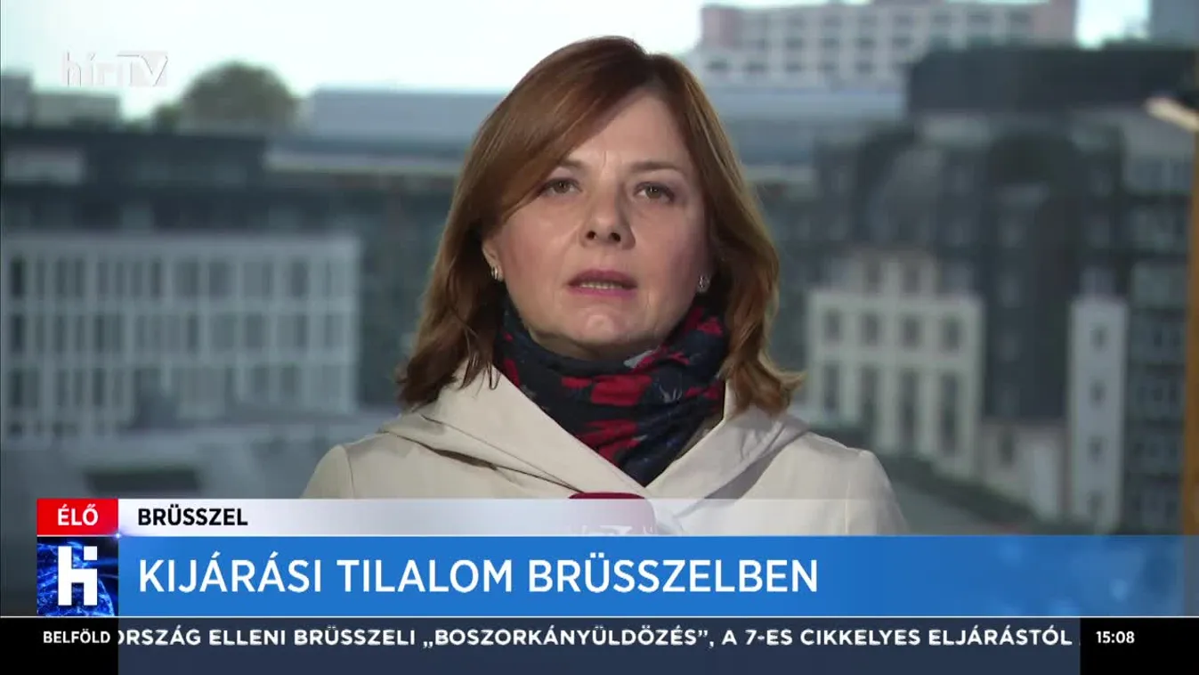 Kijárási tilalom Brüsszelben