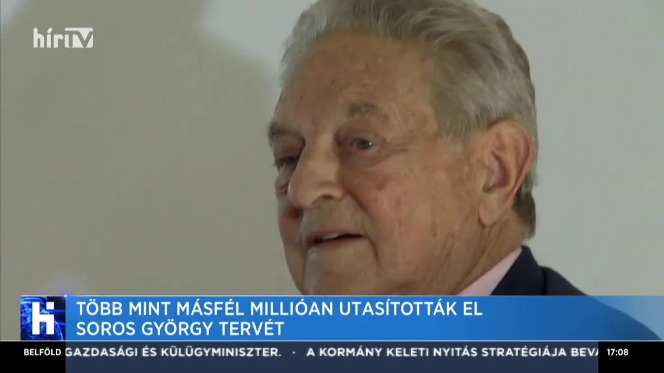 Több mint másfél millióan utasították el Soros György tervét