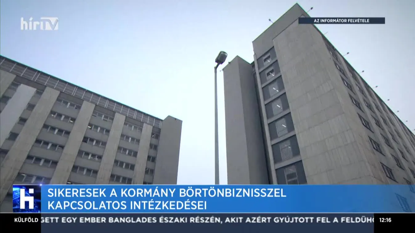 Sikeresek a kormány börtönbiznisszel kapcsolatos intézkedései